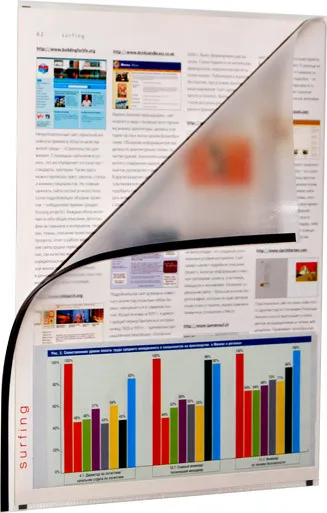 Магнитный файл BOARDSYS черный. Комплект 5 шт. Формат А4., 5 шт, фото 2