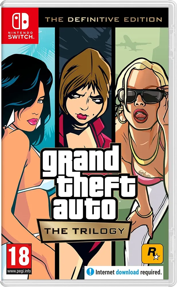Игра GTA Grand Theft Auto: The Trilogy. The Definitive Edition (Nintendo Switch, Русские субтитры), вариант