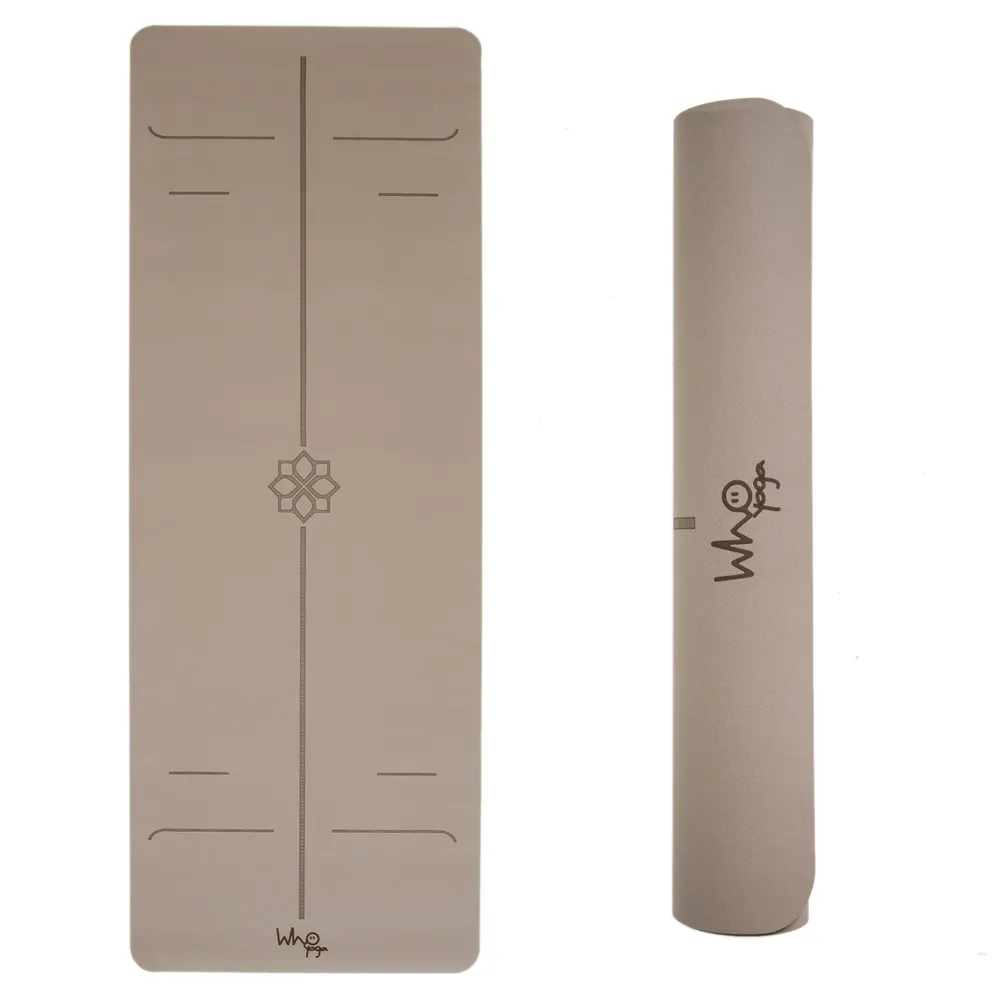 Коврик для йоги WHO YOGA из натурального каучука серии premium matte, вариант