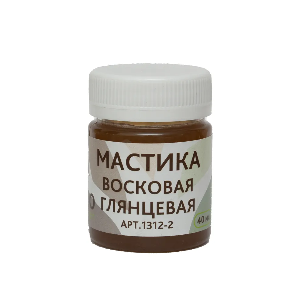 Воск интерьерный для дерева глянцевая восковая мастика Maz-slo, 40 мл, 40 мл, фото 4