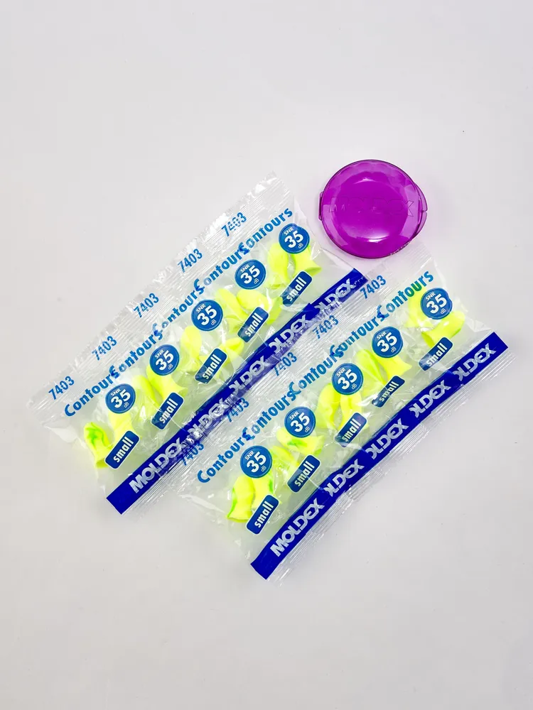 Беруши для сна маленькие (противошумные вкладыши) Moldex Contours small, 10 пар с кейсом, вариант, фото 3
