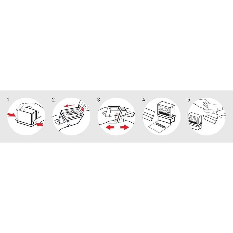 Касса Colop Type Set T/P для текстильного штампа Mine Stamp textil marker (русские буквы, цифры, пиктограммы, шрифт 4 мм), вариант, фото 5