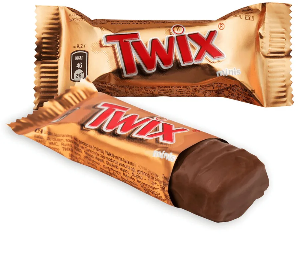 Twix Minis, шоколадные батончики, 500 г, 184 г, фото 2