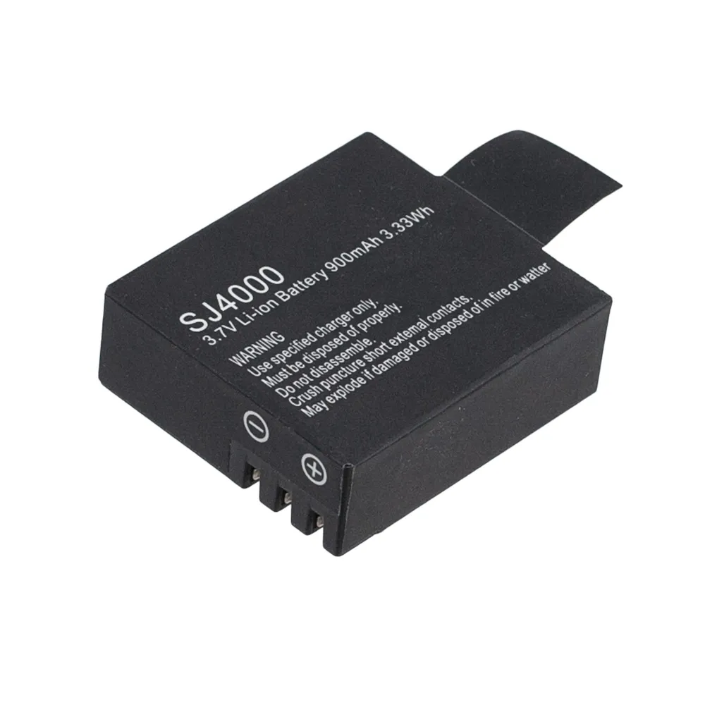 Аккумулятор BR-01 для фотоаппарата SJCAM SJ4000 / WIFI , SJ5000 , EKEN H9 - батарея 900mAh, 900 мАч