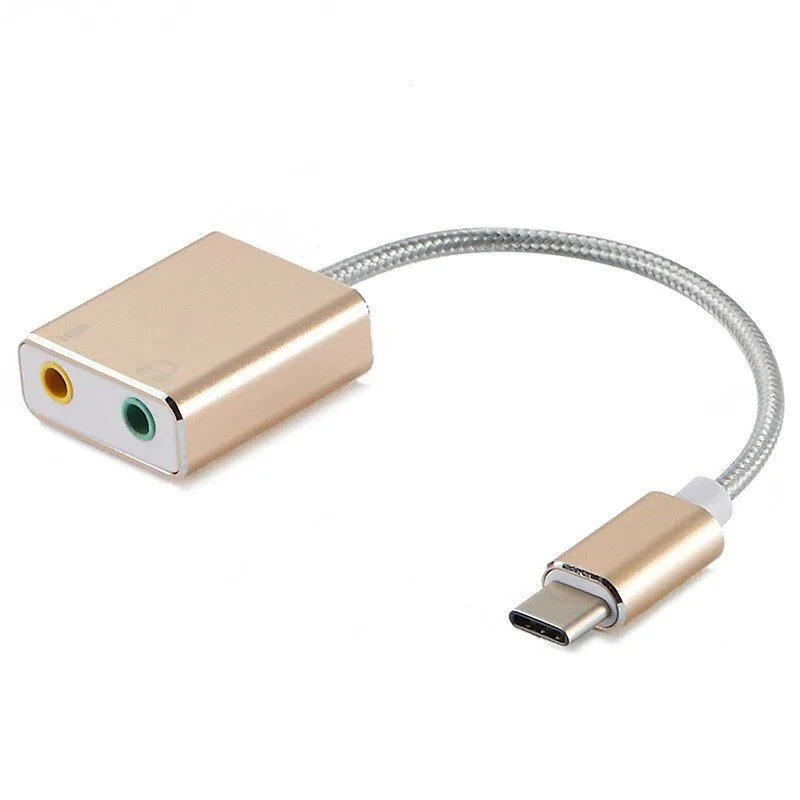Звуковая карта USB-C/Аудиокарта внешняя/USB-C аудио адаптер, вариант, фото 4