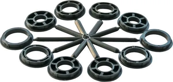 Кордщетка для точил ПРАКТИКА 200 мм мягкая, переходники 1/2", 5/8", 3/4", 7/8", 1", вариант, фото 3