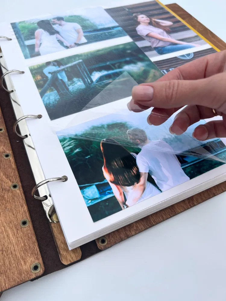 Фотоальбом большой А4 с магнитными листами Жизнь состоит не из времени. Альбом семейный, свадебный, детский на 500 фото 10х15, 10x15, фото 5