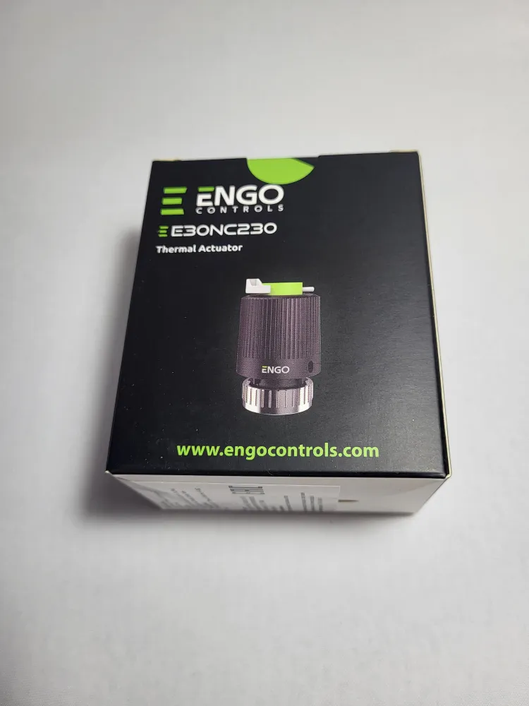 Engo сервопривод безшумный нормально закрытый, M30x1.5, 230V, E30NC230 монтажный кабель 0,9м потребление 2вт, 30x1.5, 0,9 м, фото 3