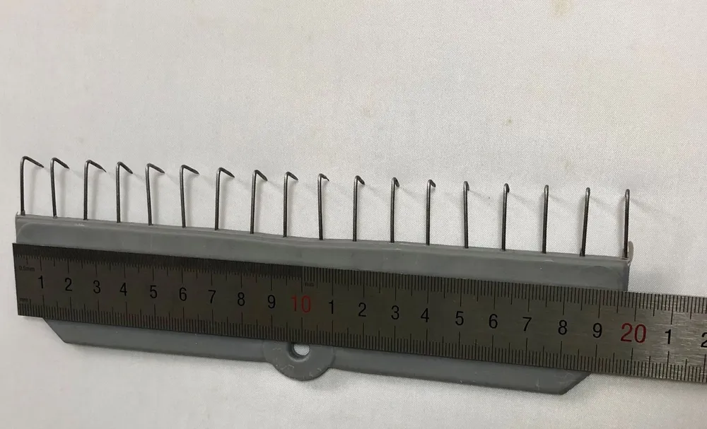 Подвеска с 18 когтями для вязальной машины, подходит для Silver Reed, Brother, Toyota., серебристый, фото 2