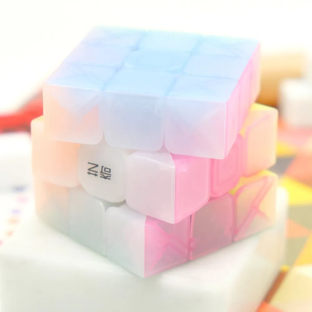 Прозрачный Кубик Рубика 3х3 / Необычный кубик рубик QiYi YongShi Warrior Jelly, 3x3, фото 5