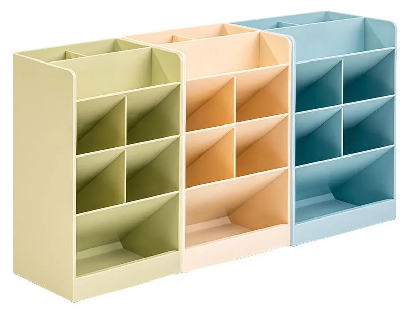 Органайзер настольный Deli 8939GREEN 120х91х205мм зеленый пластик, 120x91x205 мм