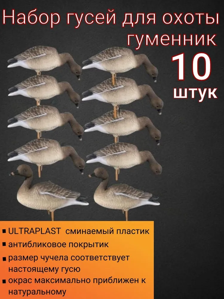 Чучело для охоты гусь гуменник, вариант