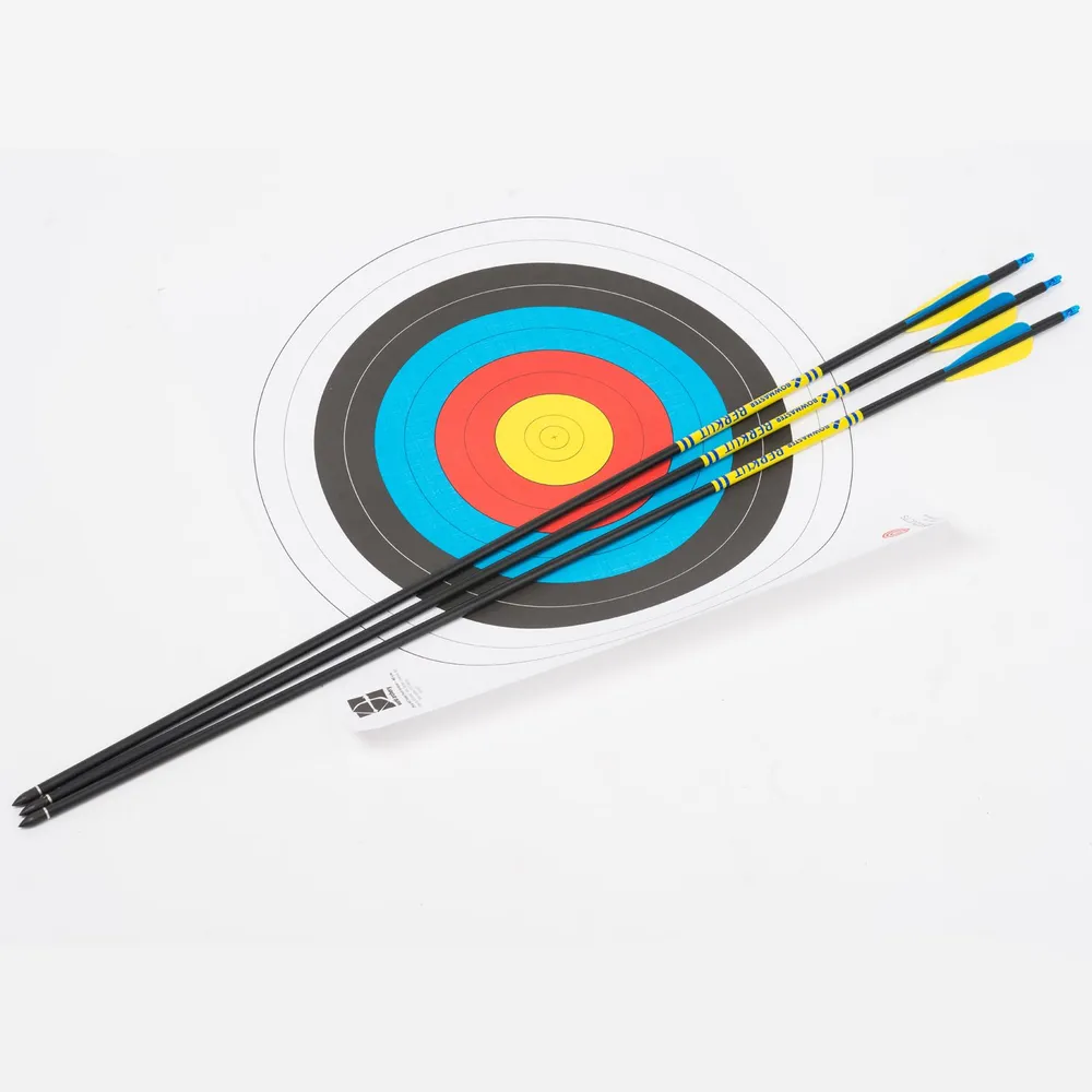 Стрела для лука Bowmaster - Bercut, 500, фиберглас, 19/64, оперение 3'' Plastic Vane-Shield, уп. 6 ш, вариант, фото 6