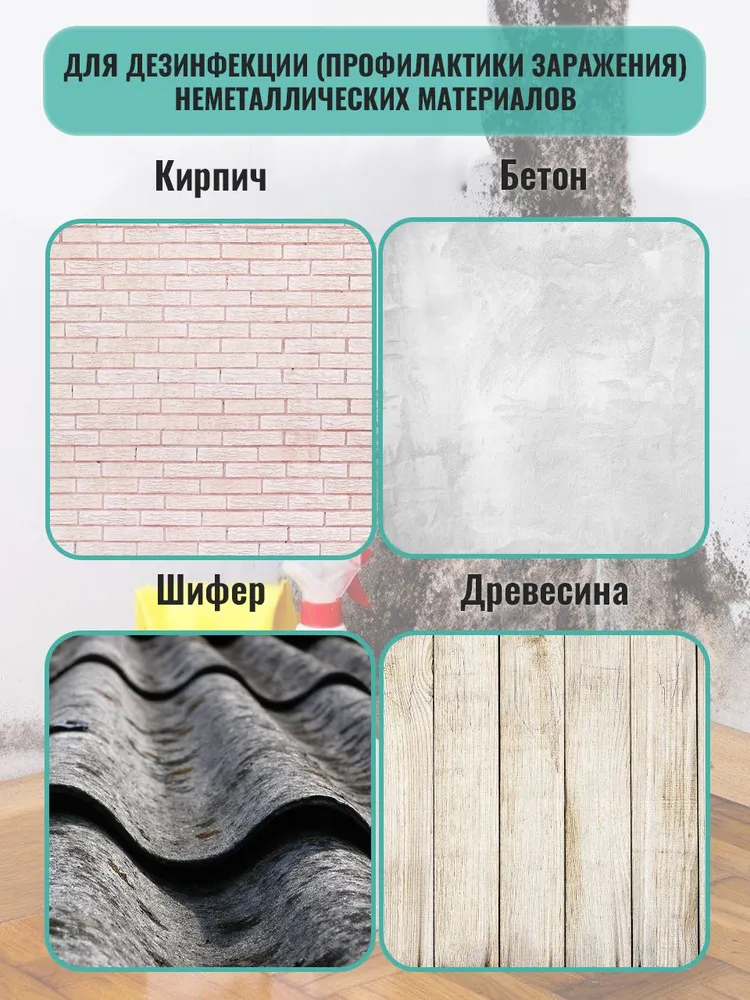 Средство от плесени АНТИПЛЕСЕНЬ PROFESSIONAL пропитка 5л, пропитка от плесени и грибка для стен, 5 л, фото 2