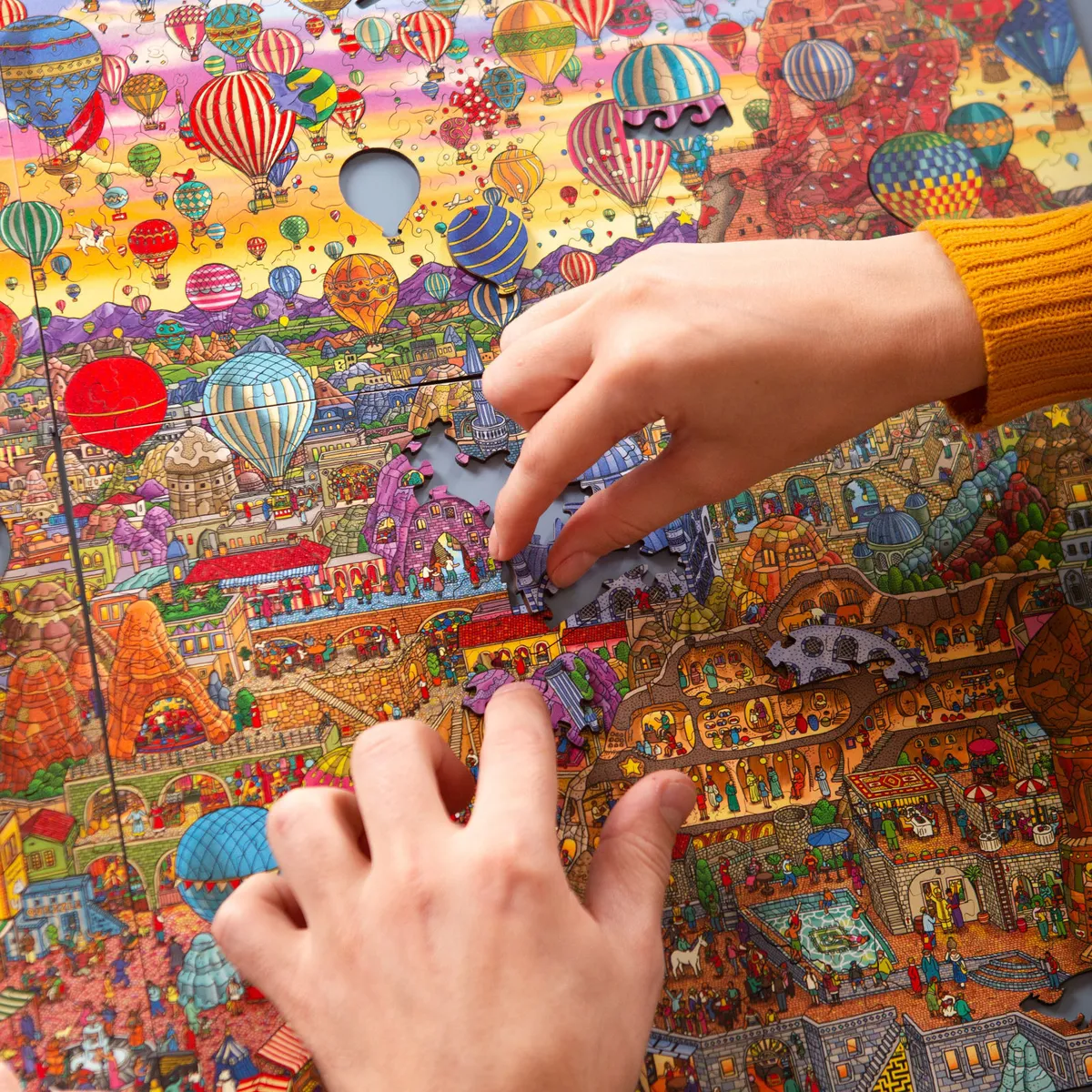 Деревянный пазл для взрослых и детей UNIDRAGON Original комплект ...