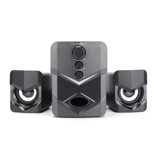 Компьютерные колонки 2.1 с сабвуфером, стереозвук, мощный бас для ПК и ноутбука, домашний кинотеатр,