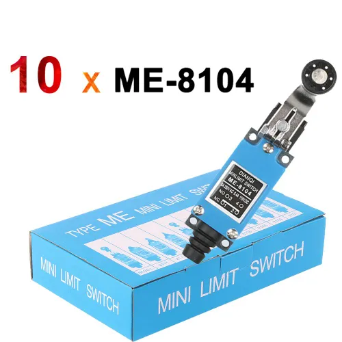 Концевой выключатель роликовый регулируемый 10 шт ME 8104 250В 5А F7