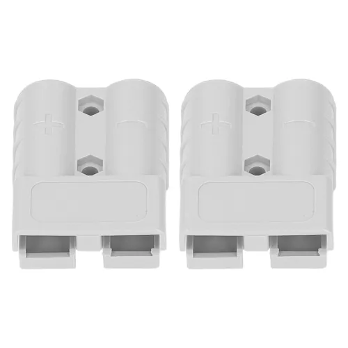 2 комплекта быстросъемных разъемов для аккумулятора 50А 600В, с клеммами, для проводов 12/10/8/6 AWG