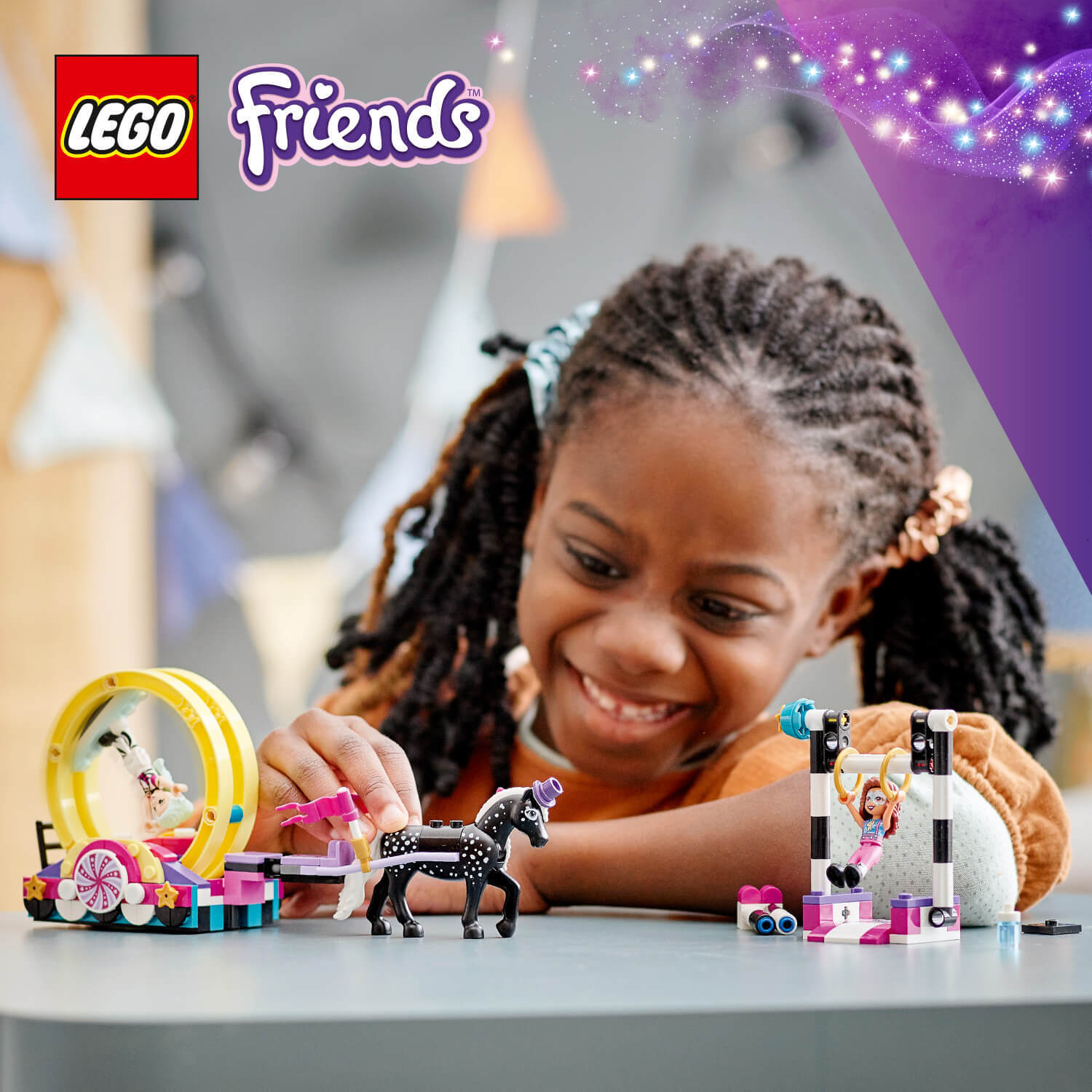 Конструктор LEGO Friends Волшебная акробатика 41686 - купить с доставкой по  выгодным ценам в интернет-магазине OZON (606510158)