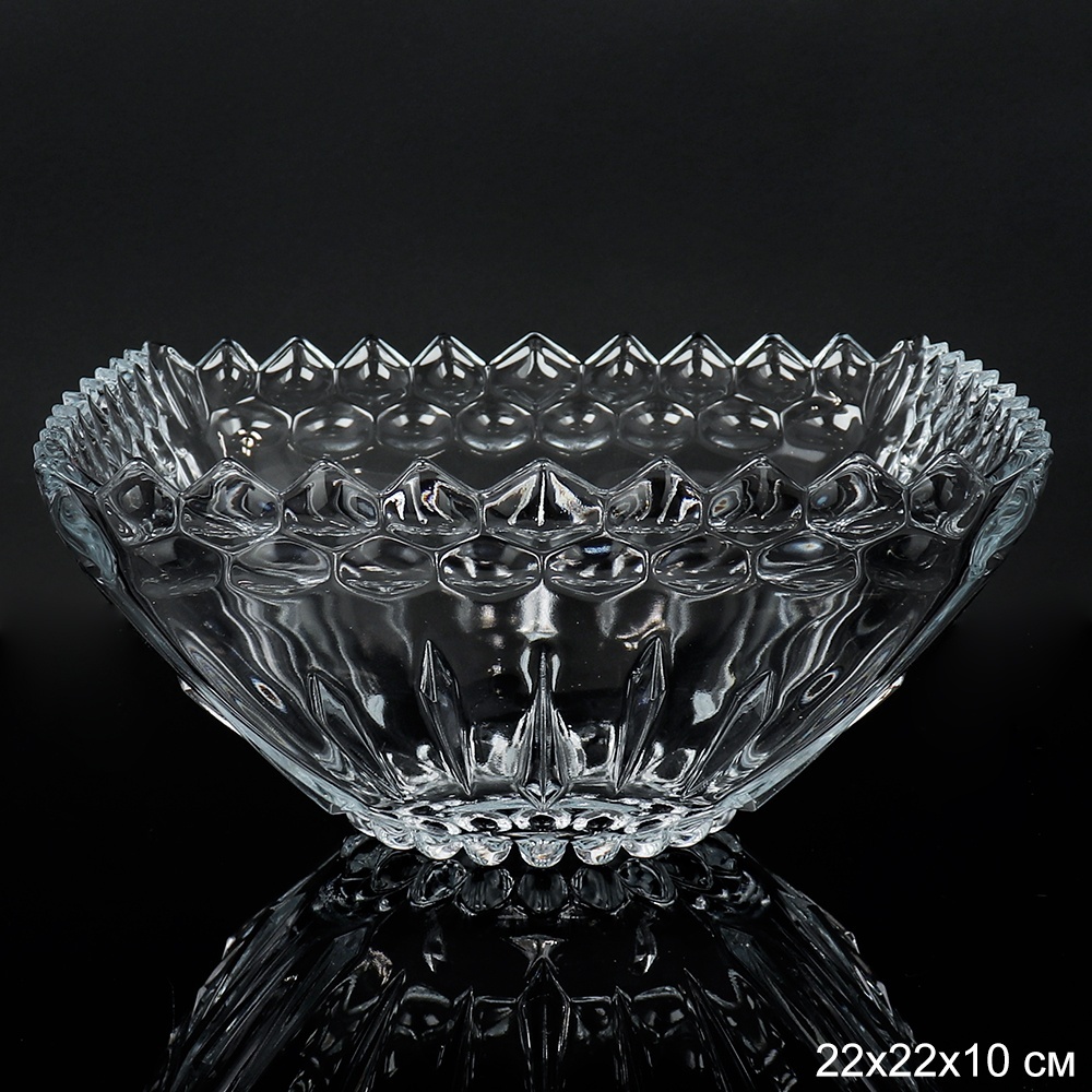 Салатник WHITE LILY Diplomat , 2150 мл, стекло Салатник WHITE LILY Diplomat , 2150 мл, стекло