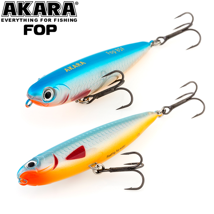 Воблер akara fop 85F 12 гр. (3/7 oz 3,3 in) A43,(набор из 1 шт)