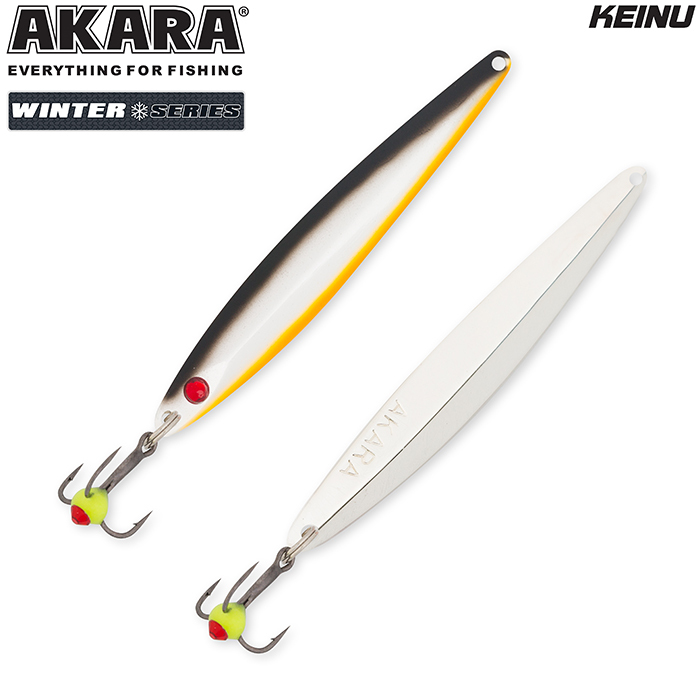 Блесна зим. Akara Ice Keinu 60 6 гр. Sil/Go