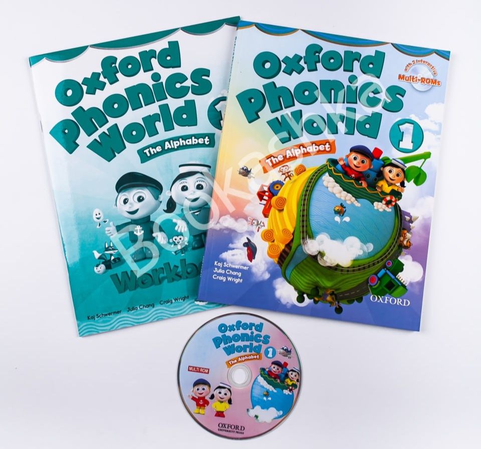 Комплект Oxford Phonics World Level 1 Student Book + Workbook + CD