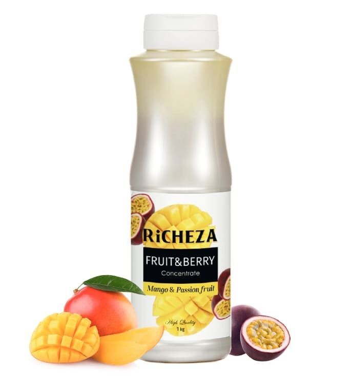 Концентраты фруктов. Концентрат Richeza манго-маракуйя. Концентрат Richeza «манго», 1 л. Сироп манго маракуйя. Концентраты Ричеза.