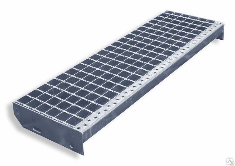 Ступеньдлялестницыизсварногонастила1200х305мм(ячейка34х38/40x3),оцинкованная