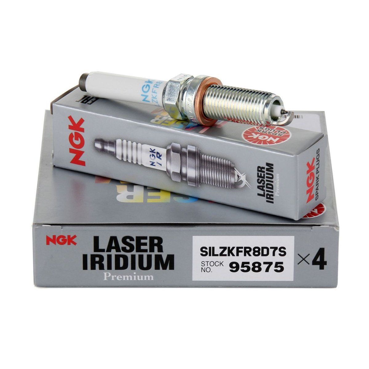 Свеча зажигания иридий, 1 шт. NGK Laser Iridium SILZKFR8D7S (95875
