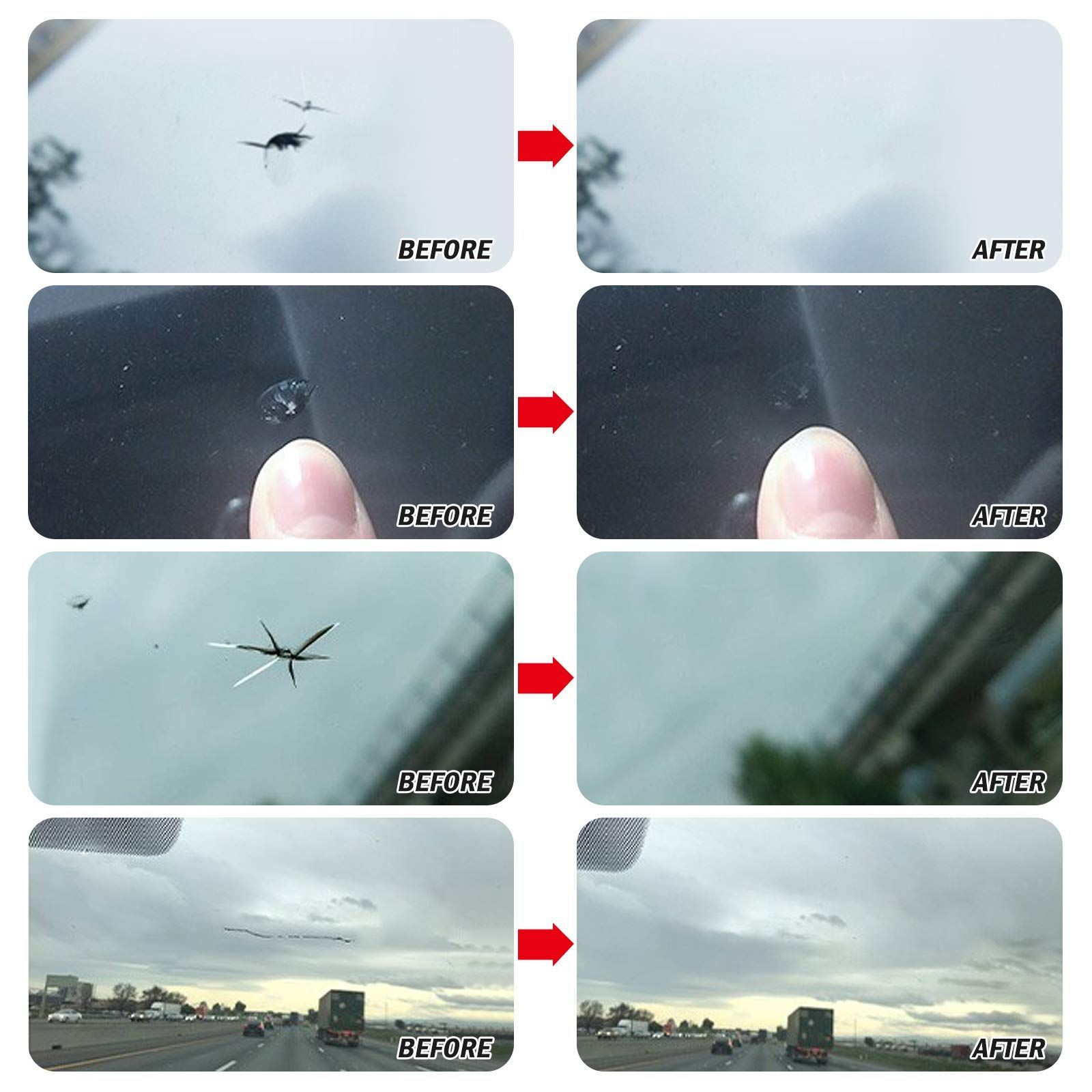 Набор для ремонта лобового стекла автомобиля, герметик автомобильныйдля ...