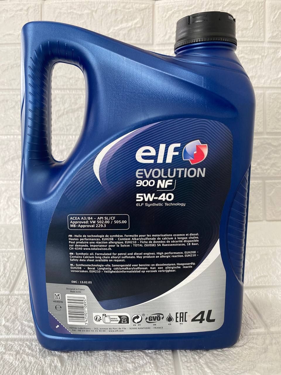 Масло Elf 5w40 Nf Купить 4л