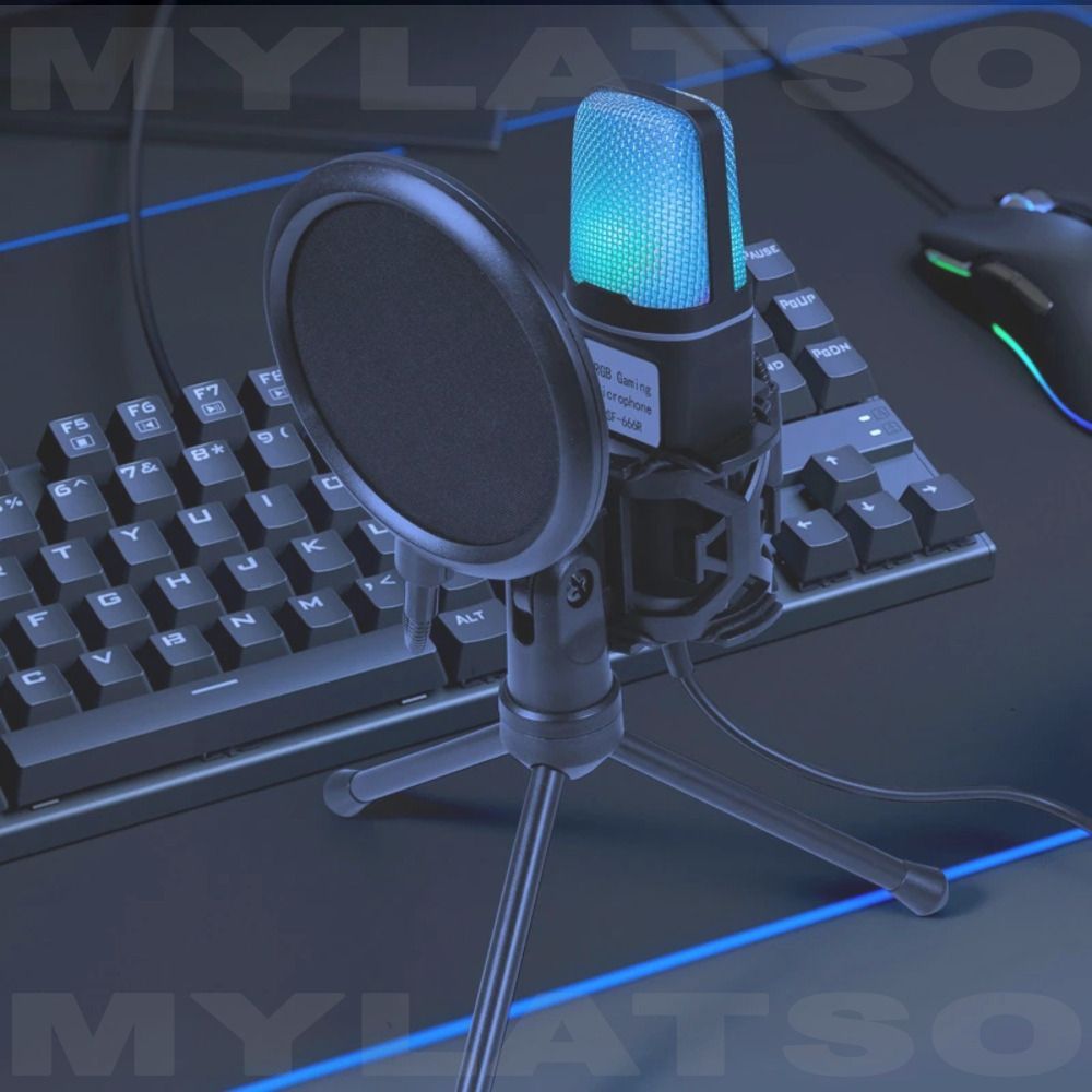 Микрофон игровой (для стриминга) MyLatso mic-sf - купить по выгодной цене в  интернет-магазине OZON (1030689660)