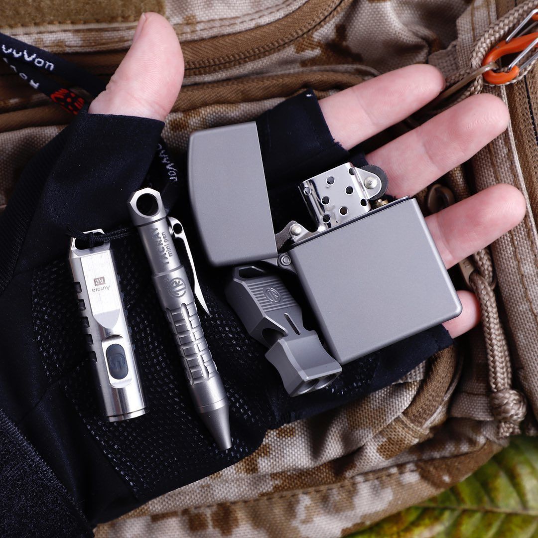 Титановая мини-ручка TACRAY, карманная EDC-ручка, мини-брелок для ...