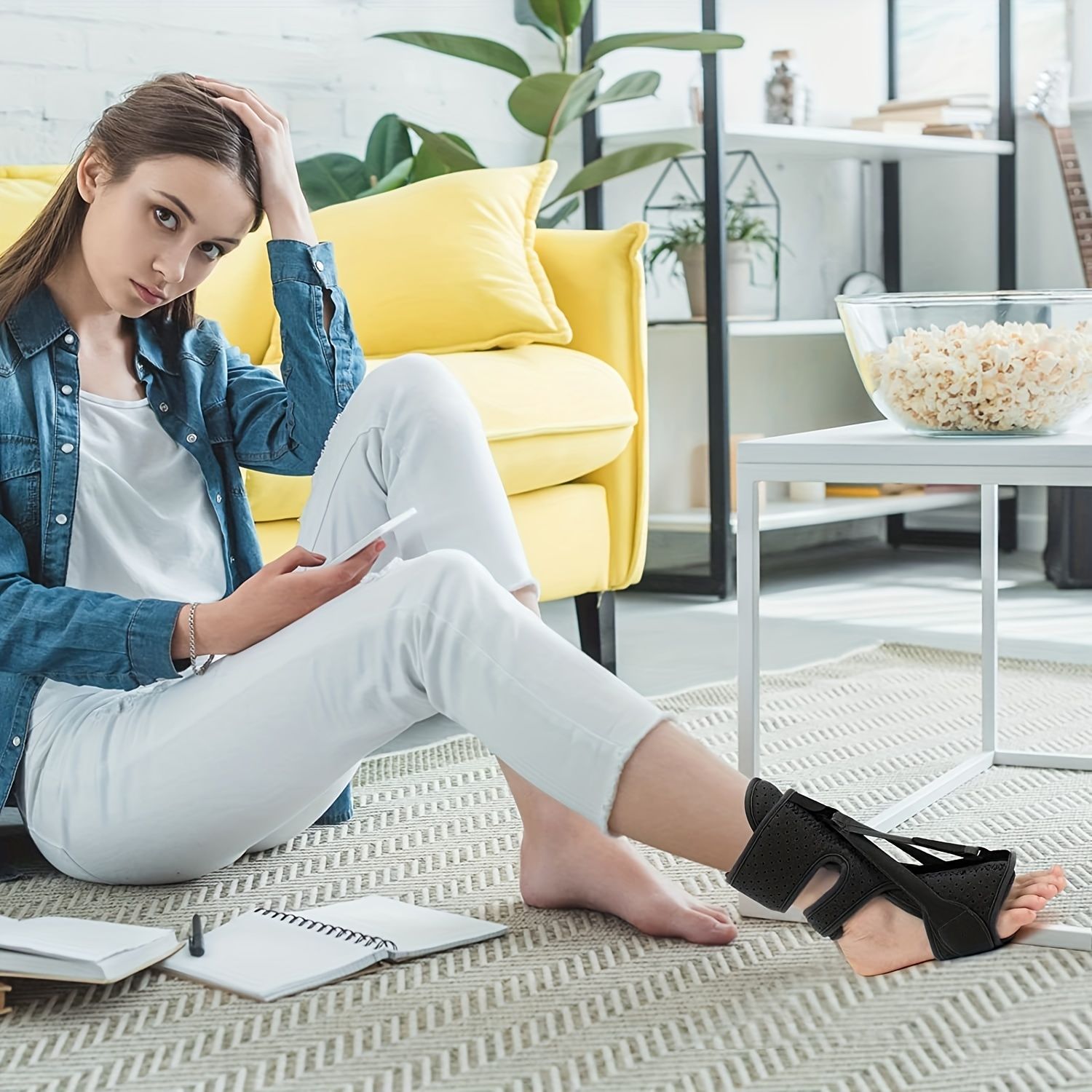 Новый фасциит подошвы ног, коррекционные кронштейны, регулируемая ...