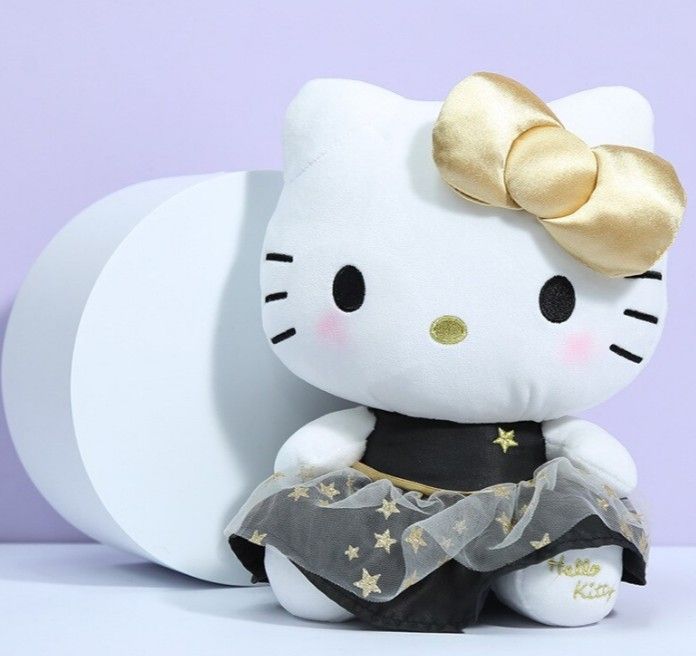 Мягкая игрушка Hello Kitti Хелло Кити. Золотая коллекция Куроми ...