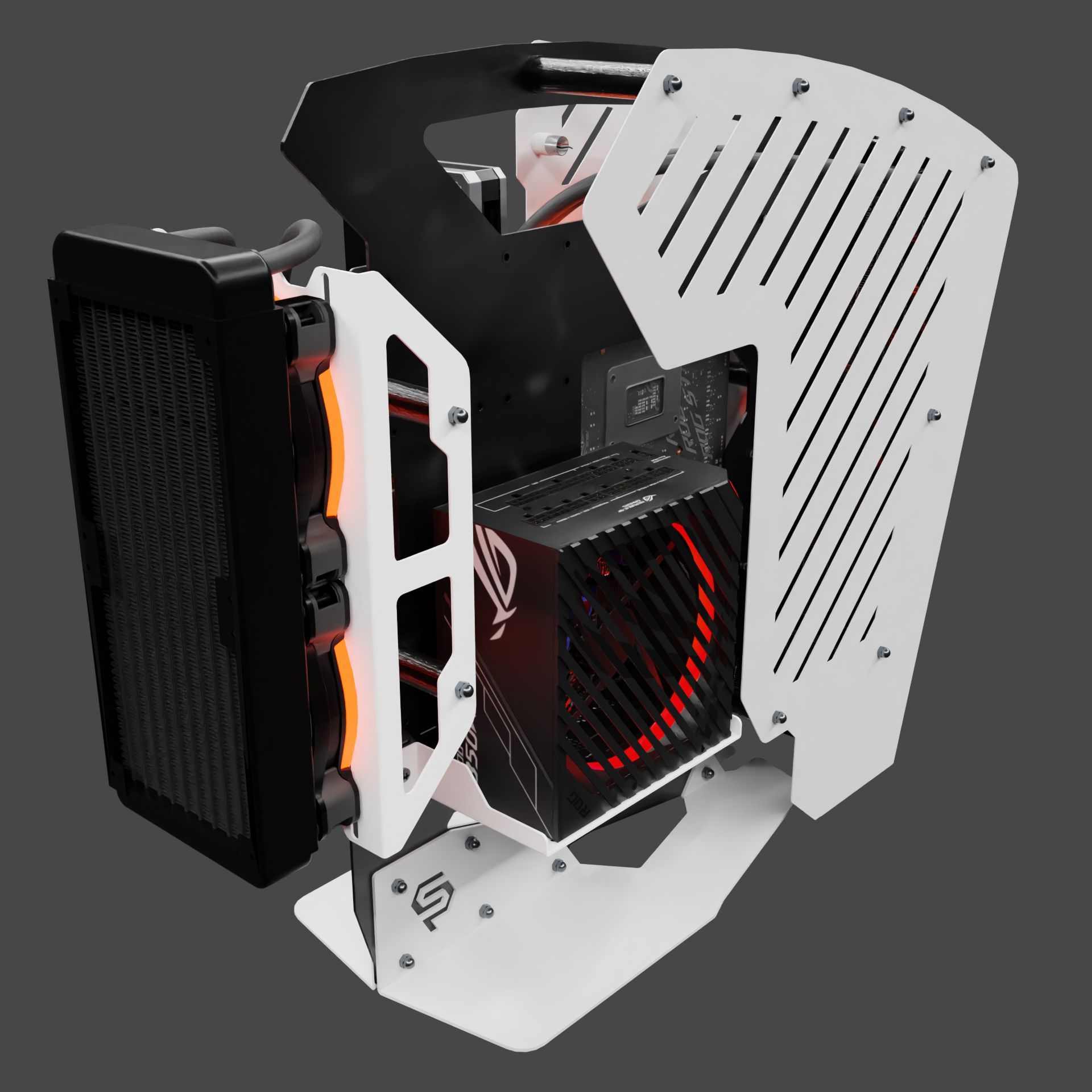 Открытый корпус для ПК, конструктор игровой компьютерный стенд ATX ...