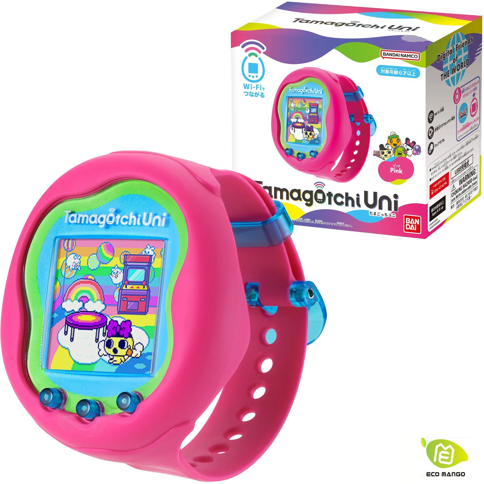 Bandai Tamagotchi Uni, Японская упаковка, розовый купить на OZON