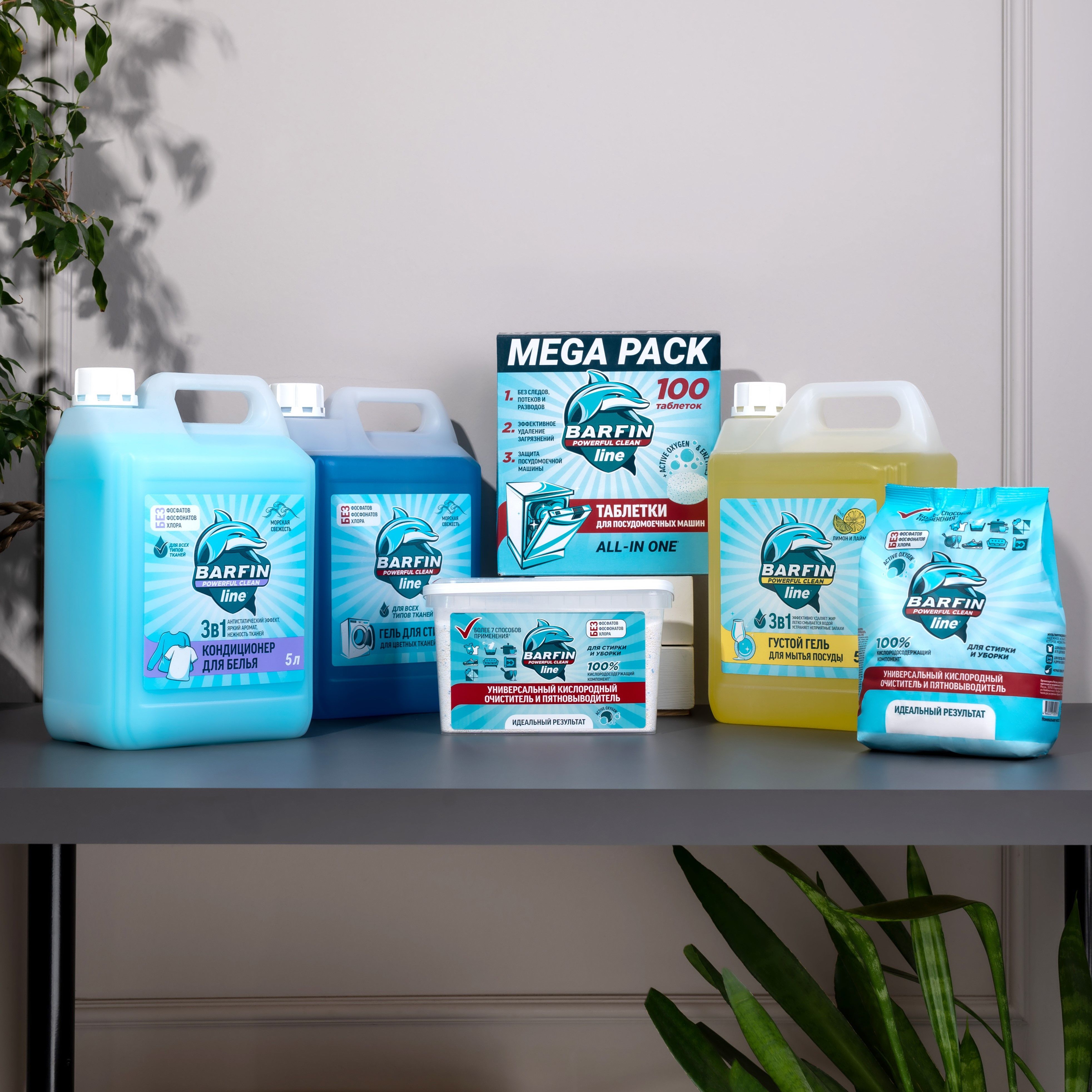 BARFIN 20 в 1: Кислородный отбеливатель, пятновыводитель и усилитель ...