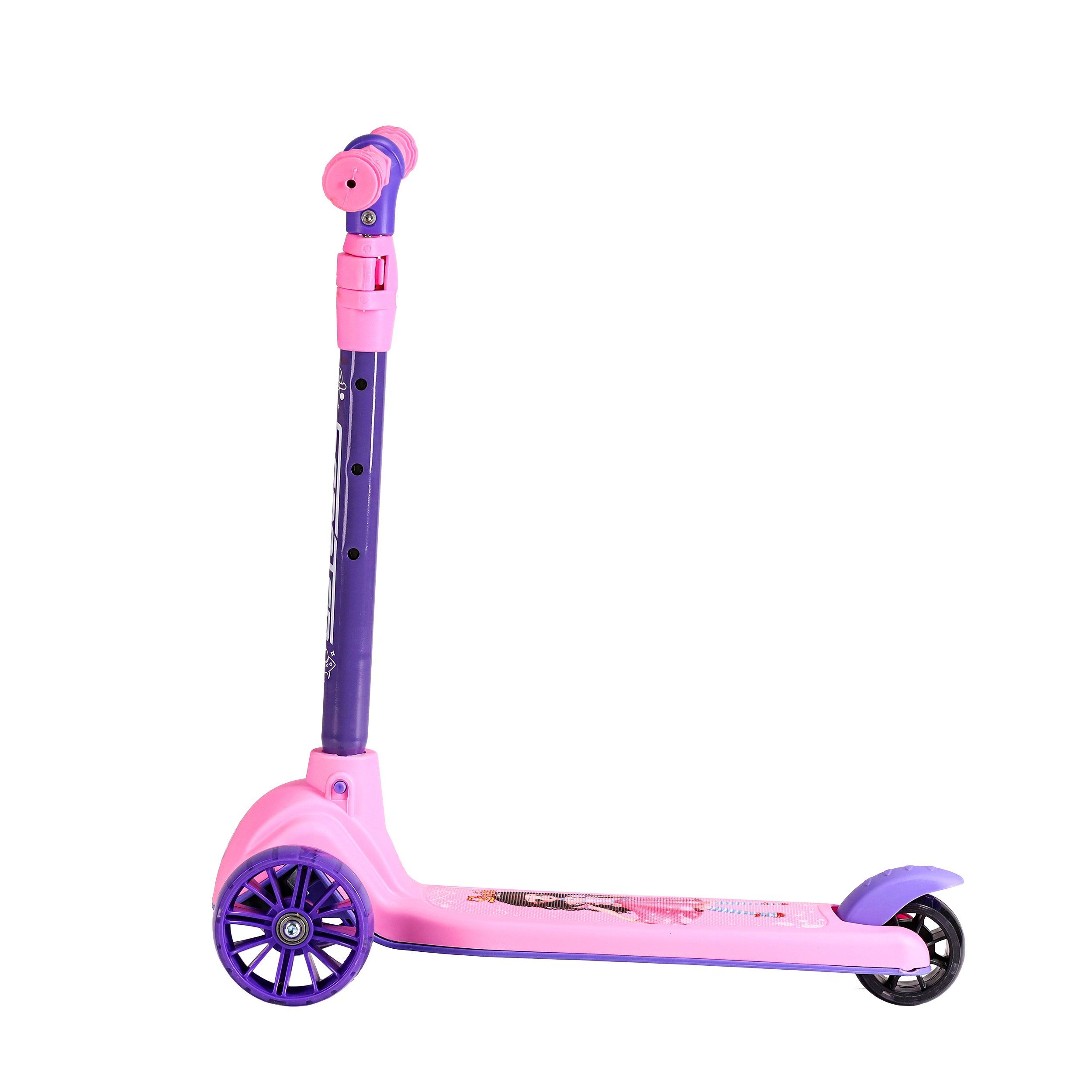 Самокат 3-х колесный SCOOTER Princess, розовый Самокат 3-х колесный SCOOTER Princess, розовый