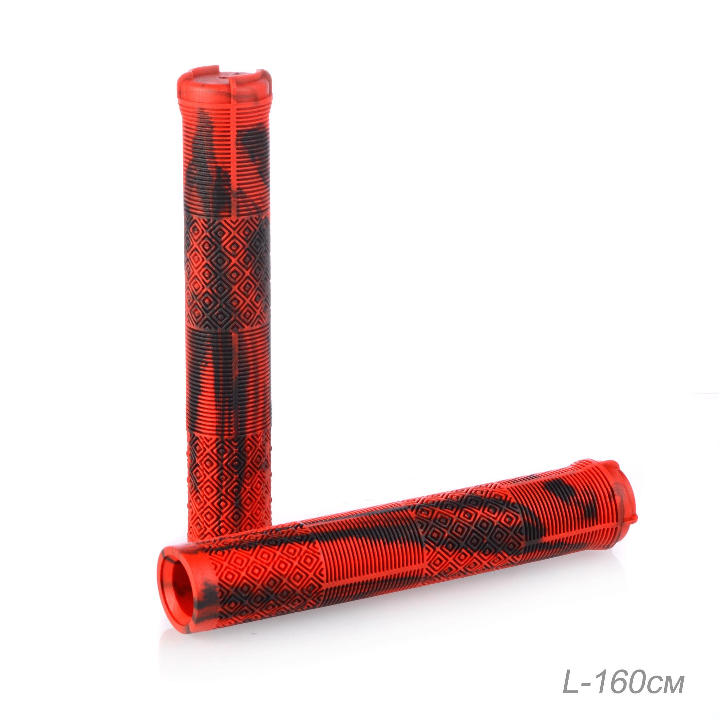 Грипсы для трюкового самоката, 160 мм, TPE, 2 шт., красный-коралловый, серия 713342 Грипсы для трюкового самоката, 160 мм, TPE, 2 шт., красный-коралловый, серия 713342