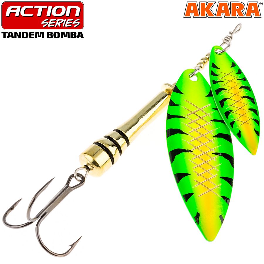 Блесна вращ. Akara Action Series Tandem Bomba 2/4 22 гр. 4/5 oz. 05