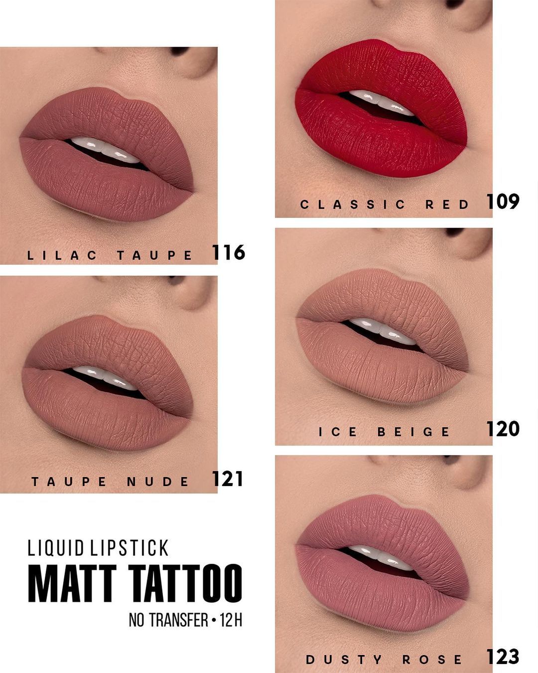 Помада для губ матовая супер стойкая MATT TATTOO, белорусская помада ...