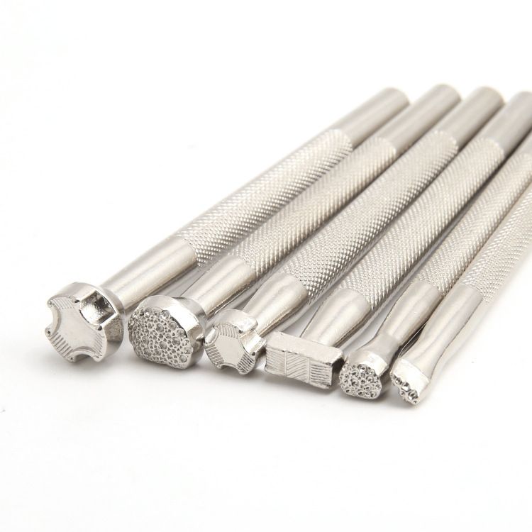 Набор штампов для тиснения кожи, 6 штук - купить с доставкой по ...