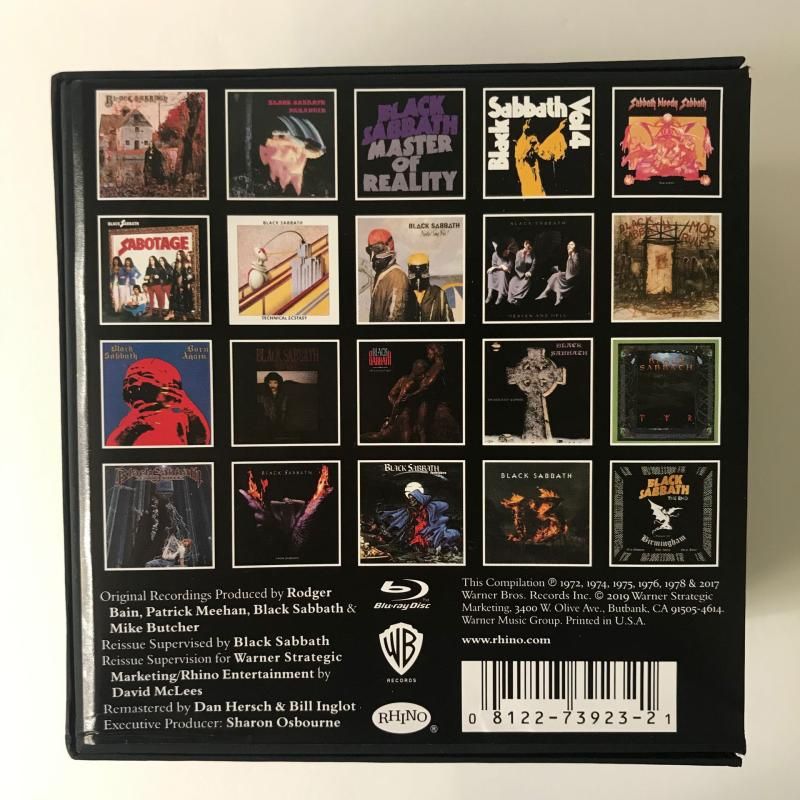 CD BLACK SABBATH (1970-2017), 22 CD и 1 BD коллекционное издание хэви ...