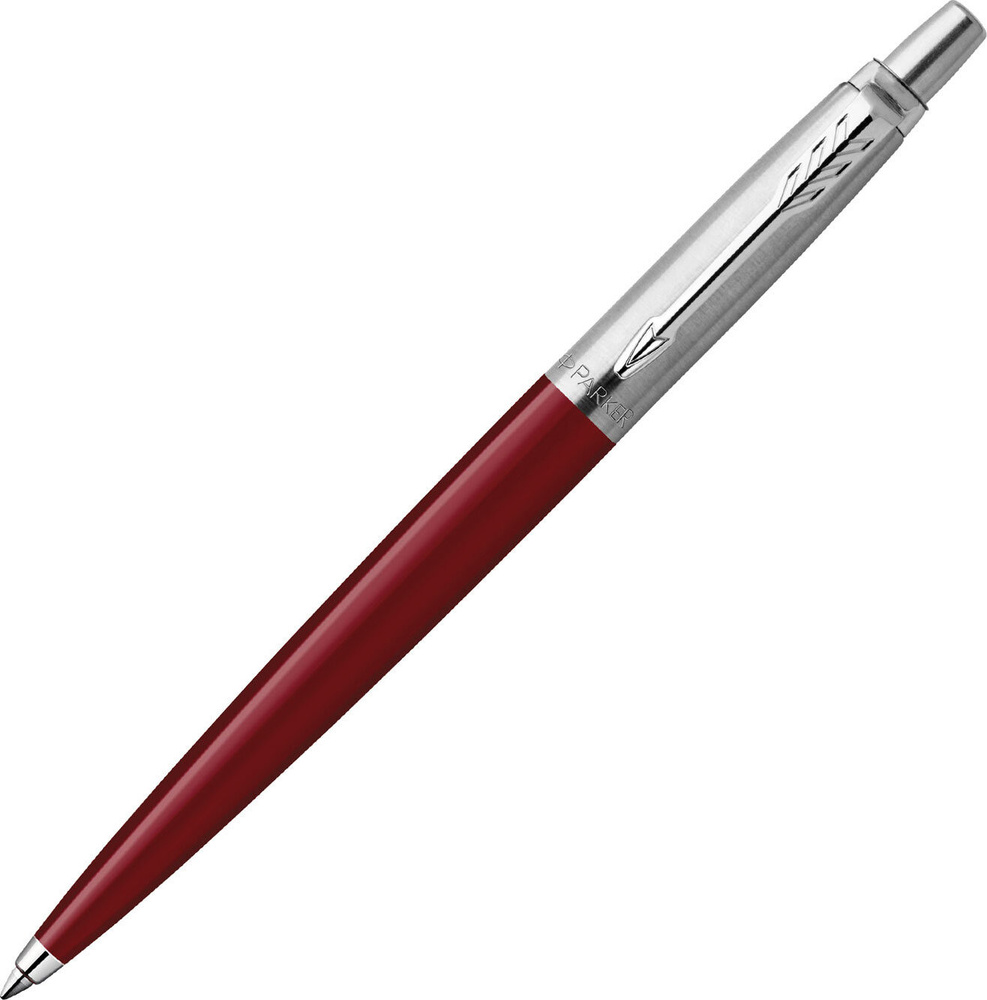 Ручка шариковая PARKER "Jotter Plastic CT", корпус красный, детали из нержавеющей стали R0033330  #1