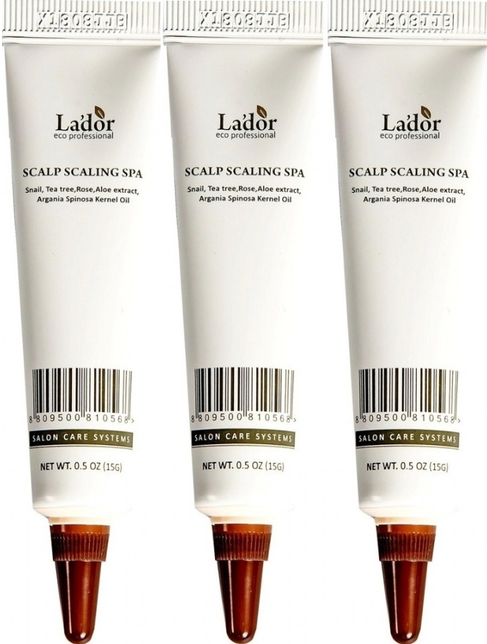 LADOR Пилинг для кожи головы Scalp Scaling Spa 15 мл - 3 шт - купить с ...