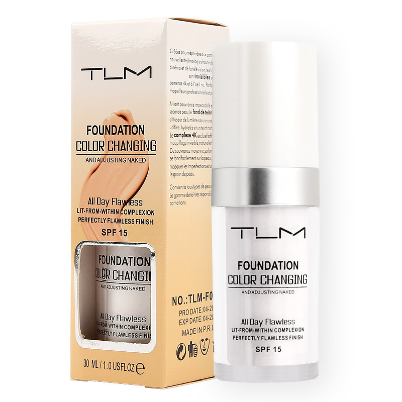 TLM Тональная основа, BB cream, Foundation Color Changing 30мл #1