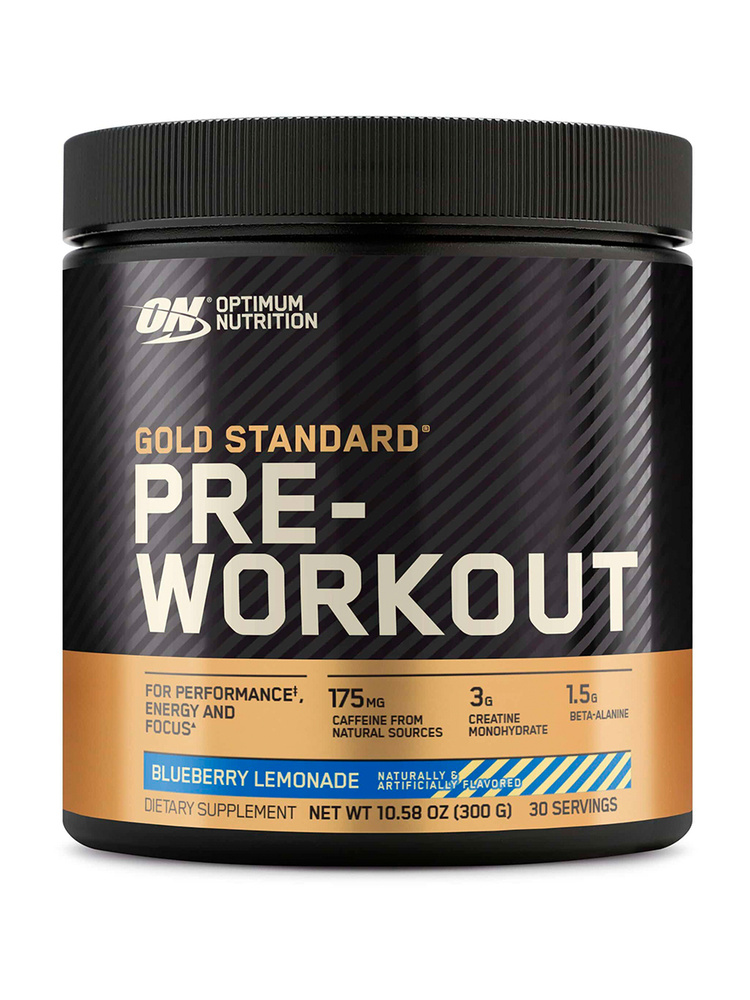 Предтренировочный комплекс Optimum Nutrition Gold Standard Pre-Workout 300 гр Черничный лимонад  #1