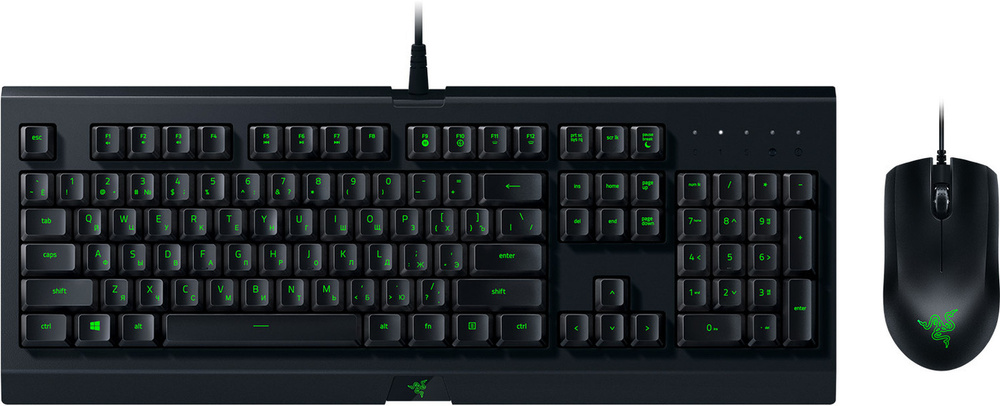 Razer Комплект игровая мышь + клавиатура проводная Клавиатура Cynosa Lite + Abyssus Lite Bundle, черный #1